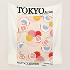 Tokyo japan fruit collection I Wall Tapestry Gallery Image 4