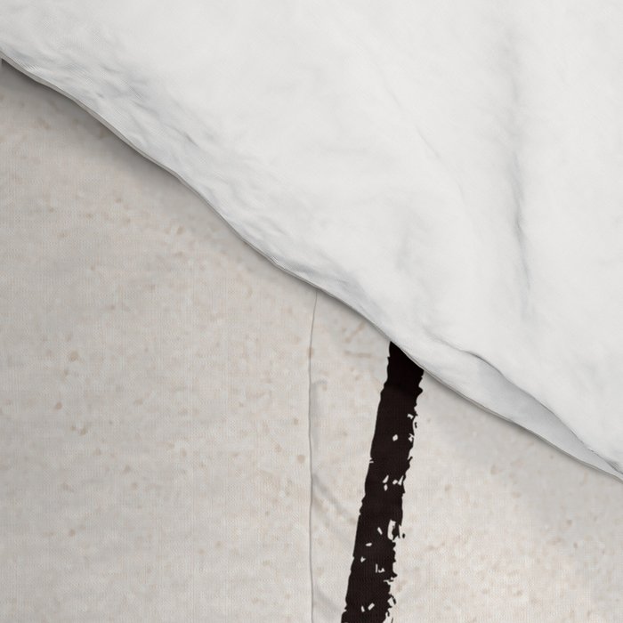 Boho Sun no. 5 Black Comforter Gallery Image 4