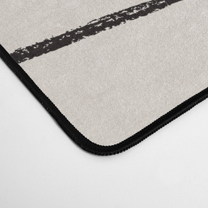 Boho Sun no. 5 Black Desk Mat Gallery Image 4
