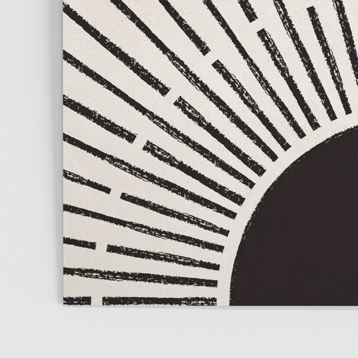 Boho Sun no. 5 Black Poster Gallery Image 3