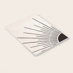 Boho Sun no. 5 Black Notebook Gallery Image 3