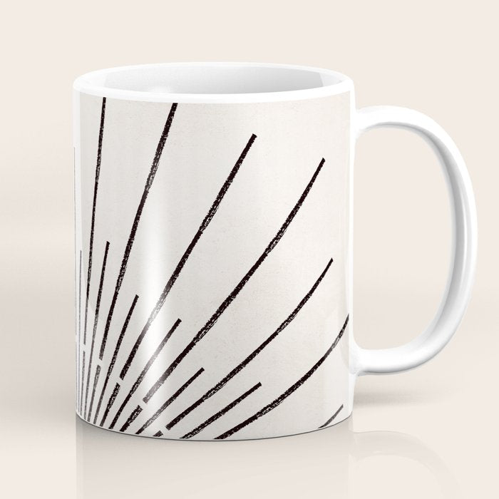 Boho Sun no. 5 Black Coffee Mug Gallery Image 1