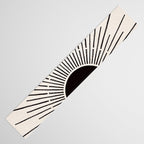 Boho Sun no. 5 Black Table Runner Gallery Image 3