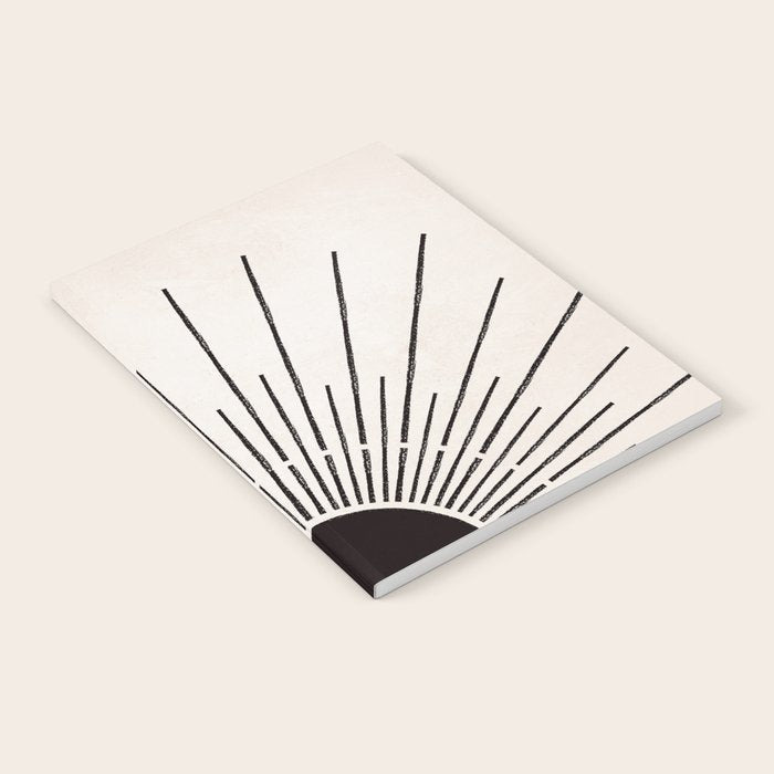 Boho Sun no. 5 Black Notebook Gallery Image 2