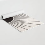 Boho Sun no. 5 Black Yoga Mat Gallery Image 2