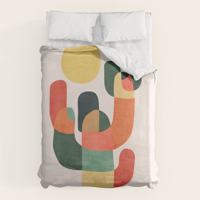 Cactus in the desert Duvet Cover Gallery Image 6