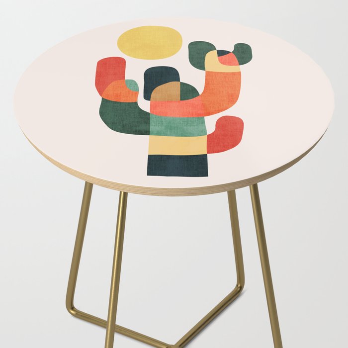 Cactus in the desert Side Table Gallery Image 2