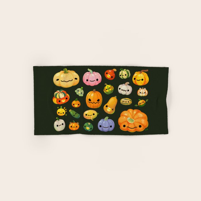 Pumpkin and squash Bath Towel Gallery Image 1