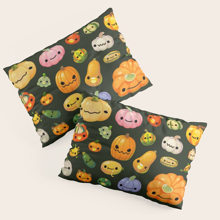 Pumpkin and squash Pillow Sham Gallery Image 1