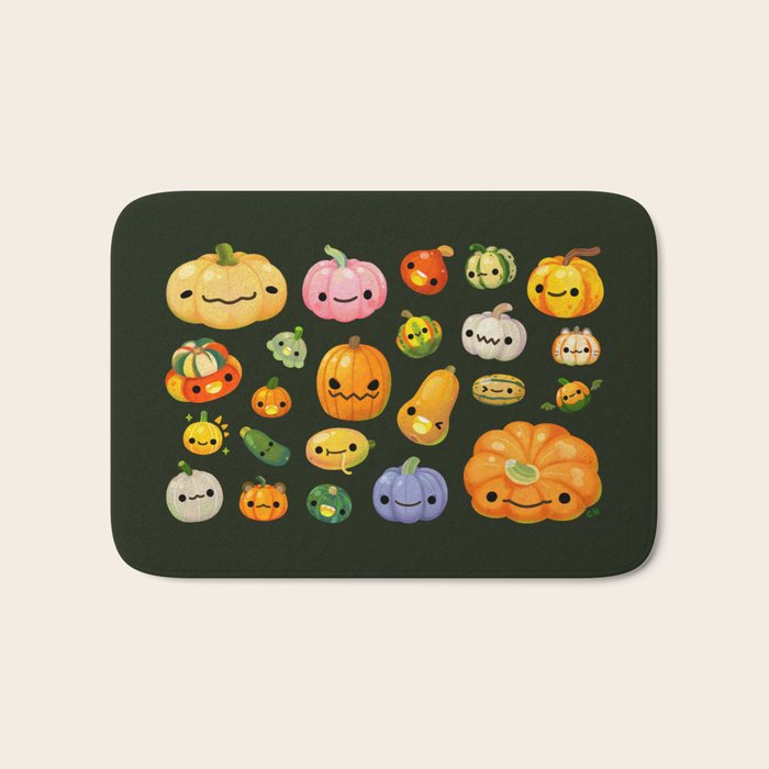 Pumpkin and squash Bath Mat Gallery Image 1