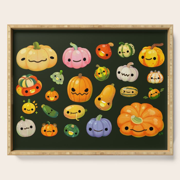 Pumpkin and squash Serving Tray Gallery Image 1