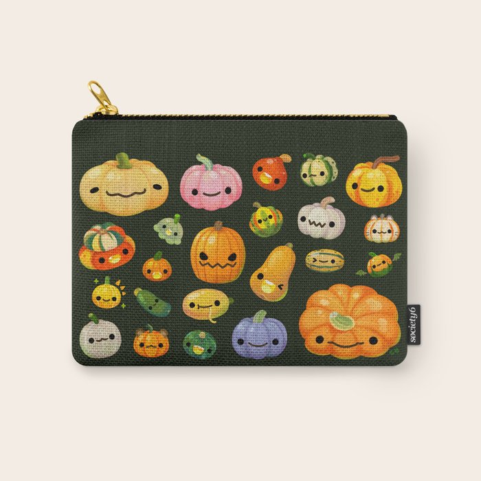 Pumpkin and squash Carry All Pouch Gallery Image 1