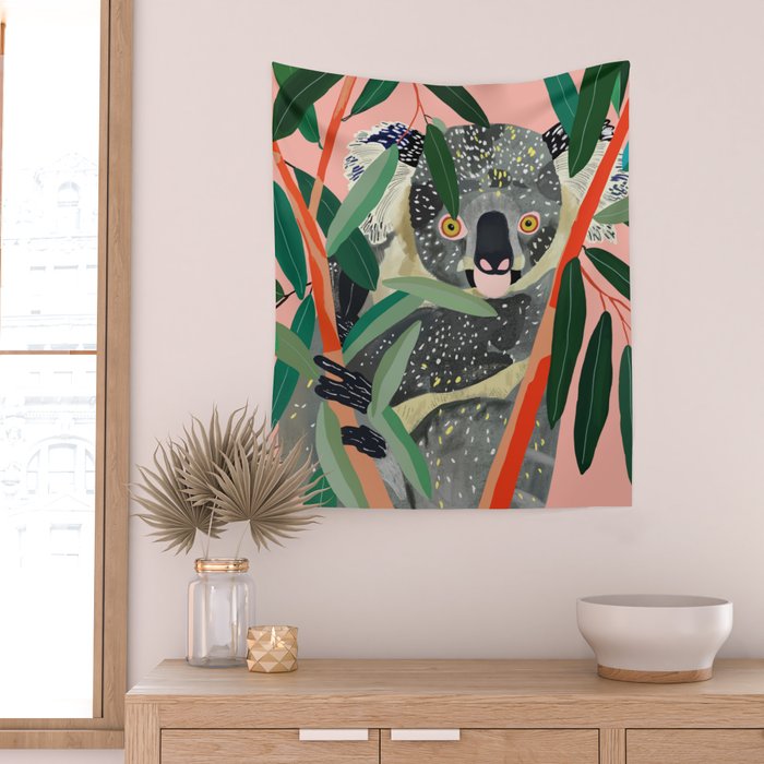Koala Wall Tapestry Gallery Image 2