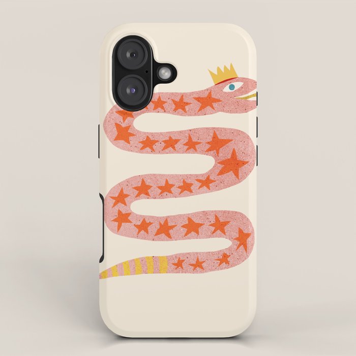 Abstraction_LITTLE_KING_COBRA_SNAKE_CUTE_ADORABLE_POP_ART_0916A iPhone Case Gallery Image 1