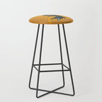 Crocodile - Teal & Ochre Stool Gallery Image 1