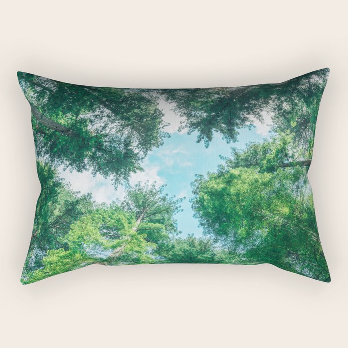 Lost In The Forest - Redwood National Park California Rectangular Pillow Gallery Image 1