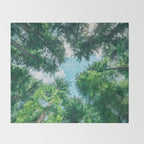 Lost In The Forest - Redwood National Park California Throw Blanket Gallery Image 2