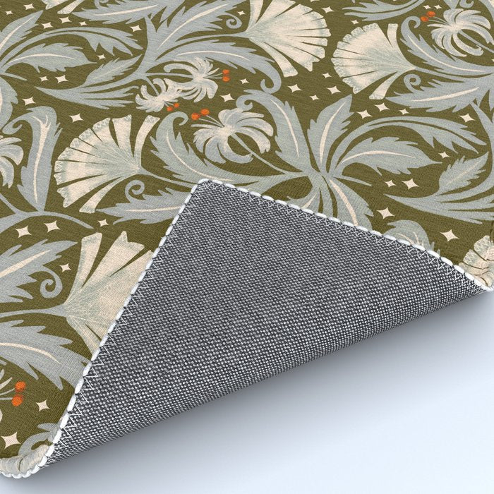 Vintage Botanica Olive Bronze - Heritage Revival Floral  Rug Gallery Image 4