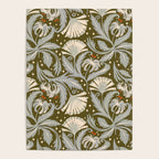 Vintage Botanica Olive Bronze - Heritage Revival Floral  Poster Gallery Image 4
