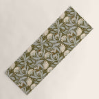 Vintage Botanica Olive Bronze - Heritage Revival Floral  Yoga Mat Gallery Image 1