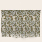 Vintage Botanica Olive Bronze - Heritage Revival Floral  Wall Hanging Gallery Image 1