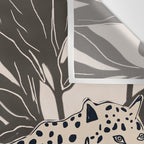 Minimal Jungle Abstract Art 2 Wall Tapestry Gallery Image 3
