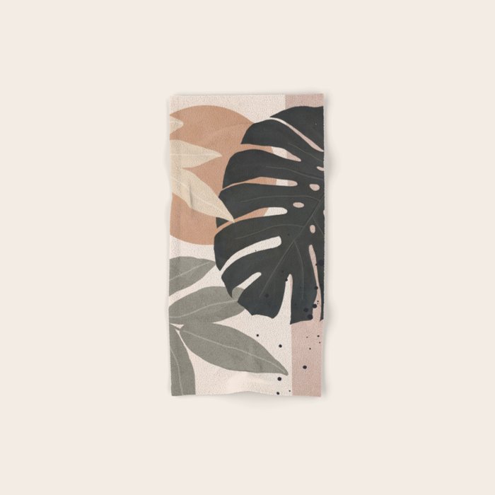 Abstract Tropical Art X Bath Towel Gallery Image 1