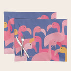 Flamingo Party / Whimsical Bird Illustration Placemat Gallery Image 1