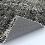 Milwaukee City Map Rug Gallery Image 4