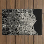 Milwaukee City Map Outdoor Rug Gallery Image 1