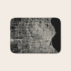 Milwaukee City Map Bath Mat Gallery Image 1