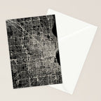 Milwaukee City Map Stationery Card Gallery Image 2