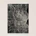 Milwaukee City Map Stationery Card Gallery Image 2