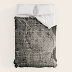 Milwaukee City Map Comforter Gallery Image 6