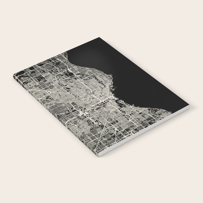 Milwaukee City Map Notebook Gallery Image 1