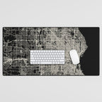 Milwaukee City Map Desk Mat Gallery Image 1