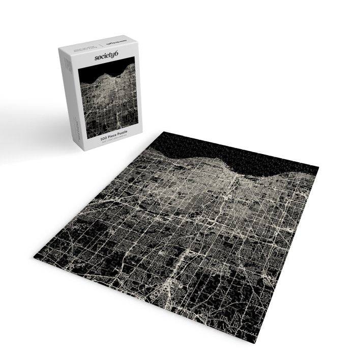 Milwaukee City Map Jigsaw Puzzle Gallery Image 2