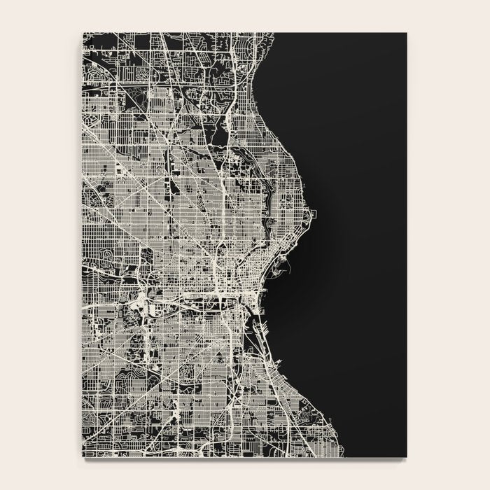 Milwaukee City Map Notebook Gallery Image 4