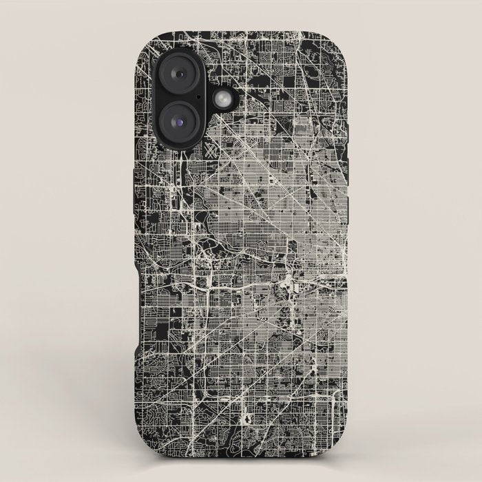 Milwaukee City Map iPhone Case Gallery Image 1