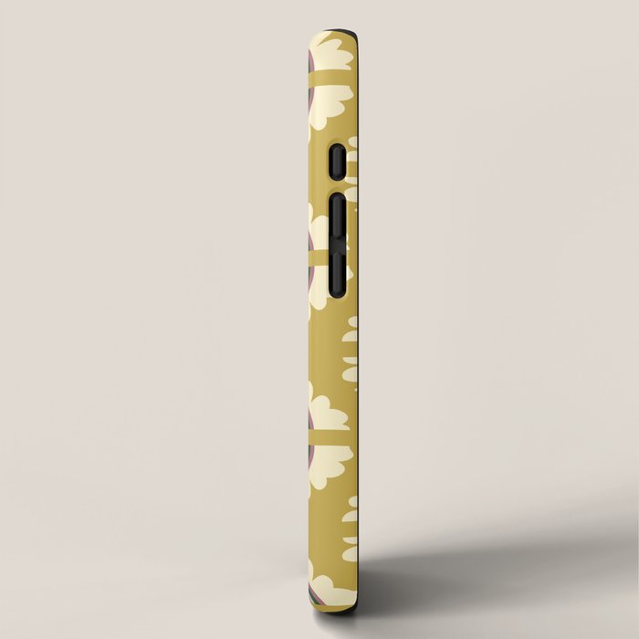Retro Rainbow Flower - Gold iPhone Case Gallery Image 2
