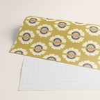Retro Rainbow Flower - Gold Wrapping Paper Gallery Image 2