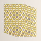 Retro Rainbow Flower - Gold Wrapping Paper Gallery Image 3