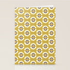 Retro Rainbow Flower - Gold Stationery Card Gallery Image 2