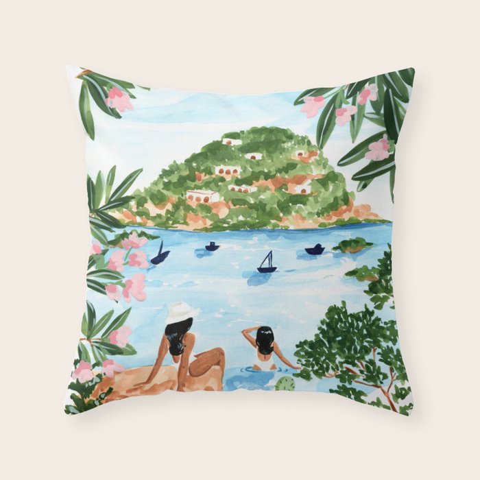 Somewhere in Italy Throw Pillow Gallery Image 1