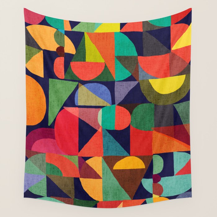 Color Blocks Wall Tapestry Gallery Image 4