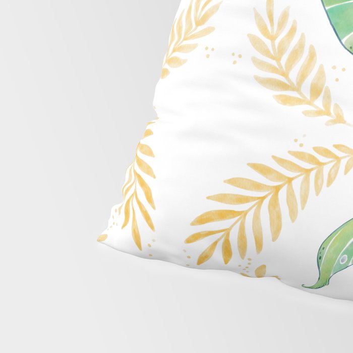 Watercolor Luna Moth Pillow Sham Gallery Image 4