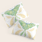 Watercolor Luna Moth Pillow Sham Gallery Image 3