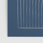 Moon Mountain Blue - Mid Century Modern Poster Gallery Image 3