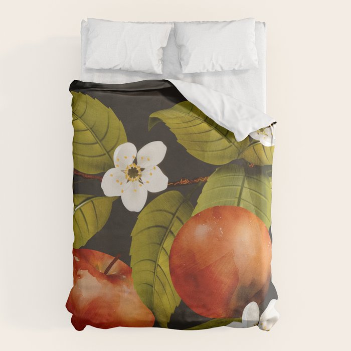 Apples Botanical Art 1 Duvet Cover Gallery Image 6