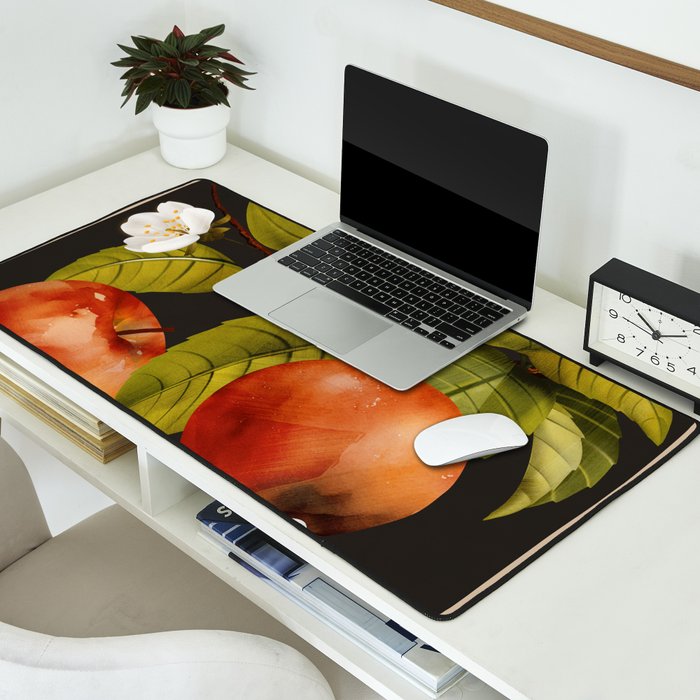Apples Botanical Art 1 Desk Mat Gallery Image 2
